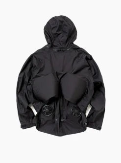Air Circulation System Rain Jacket Off Black<meanswhile Fashion