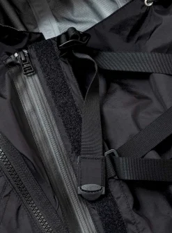 Air Circulation System Rain Jacket Off Black<meanswhile Fashion