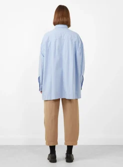 Aldea Oversized Button Down Oxford Blue<Apiece Apart Outlet