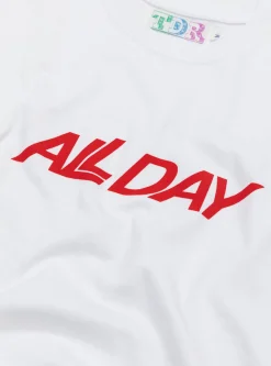 All Day T-Shirt White<TDR Online