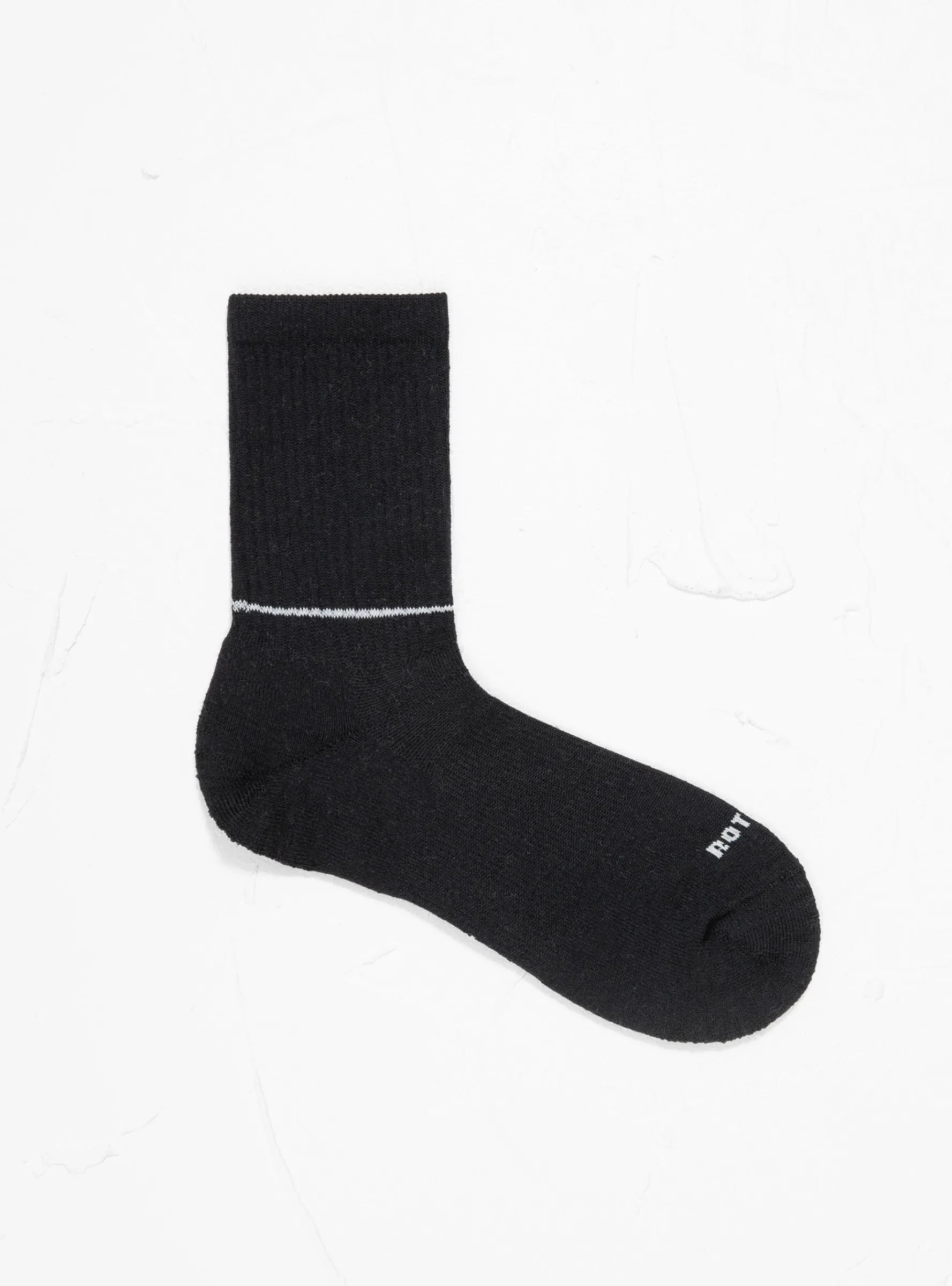 ALLROUNDER Merino Crew Socks Black<ROTOTO Online