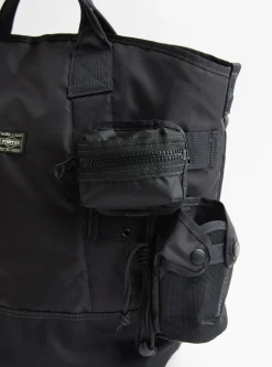 ALL 2Way Bucket Tote With Pouches Black<Porter Yoshida & Co. Fashion