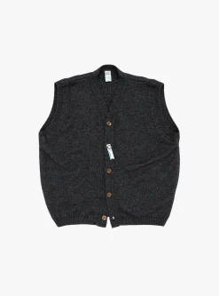 Alpaca Vest Grey<TDR Sale