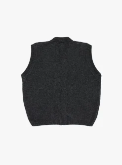 Alpaca Vest Grey<TDR Sale