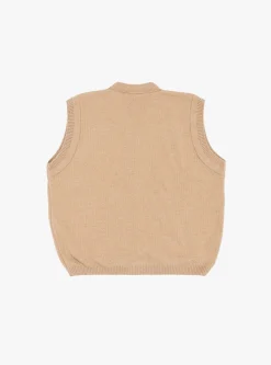 Alpaca Vest Tan<TDR New