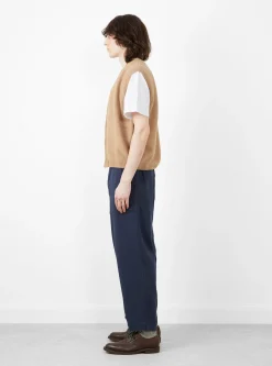 Alpaca Vest Tan<TDR New