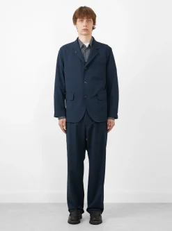 ALPHADRY Wide Easy Pants Navy<nanamica Fashion