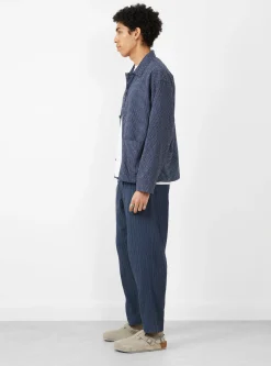 Alva Skate Trouser Crinkle Cotton Blue<YMC Online