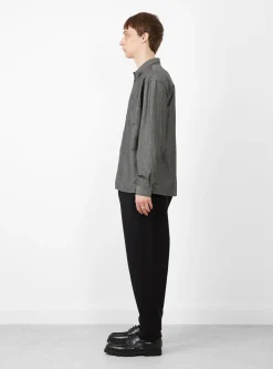 Alva Skate Wool Blend Seersucker Trouser Black<YMC New