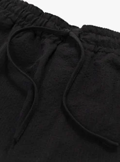 Alva Skate Wool Blend Seersucker Trouser Black<YMC New