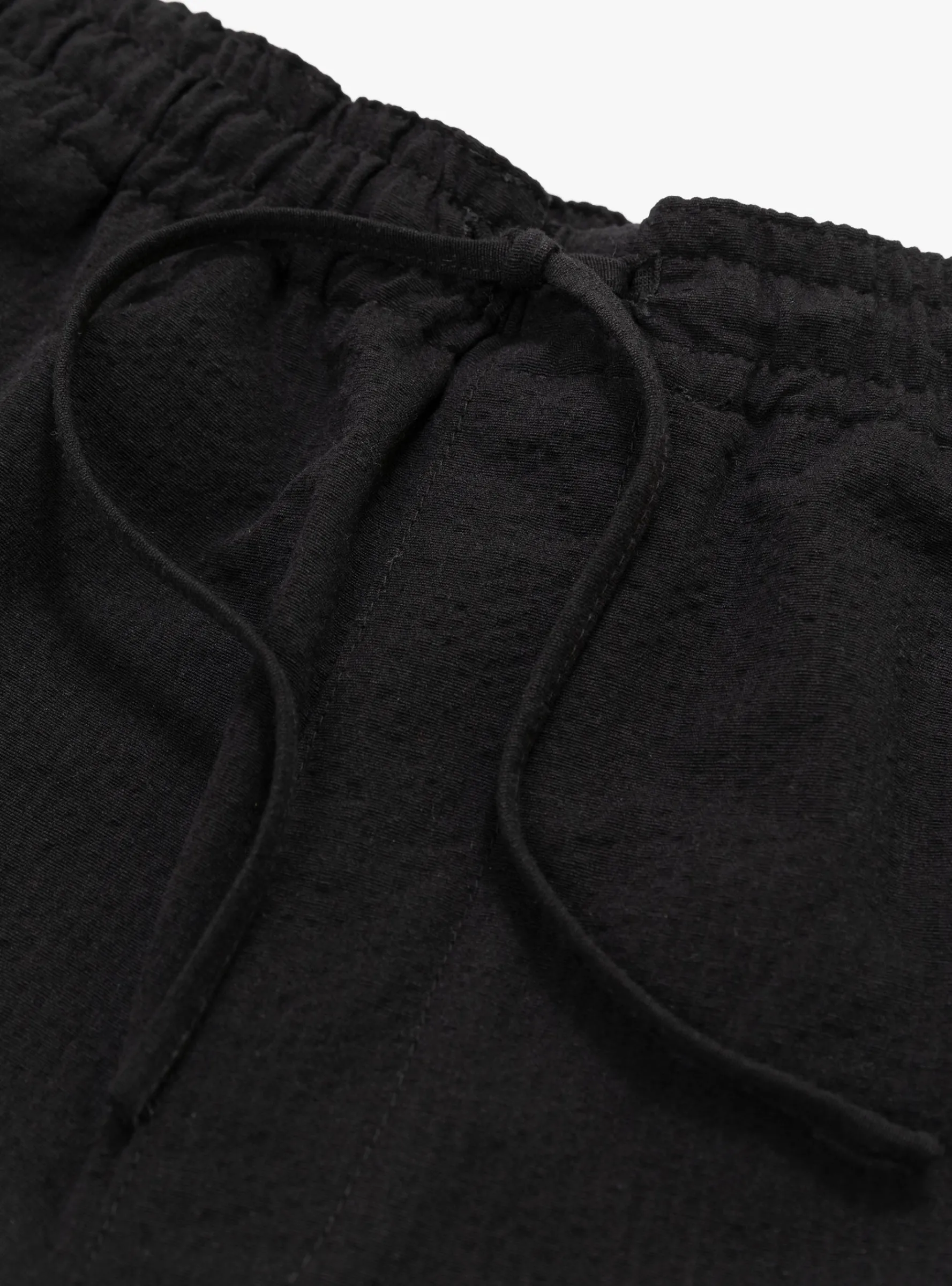Alva Skate Wool Blend Seersucker Trouser Black<YMC New