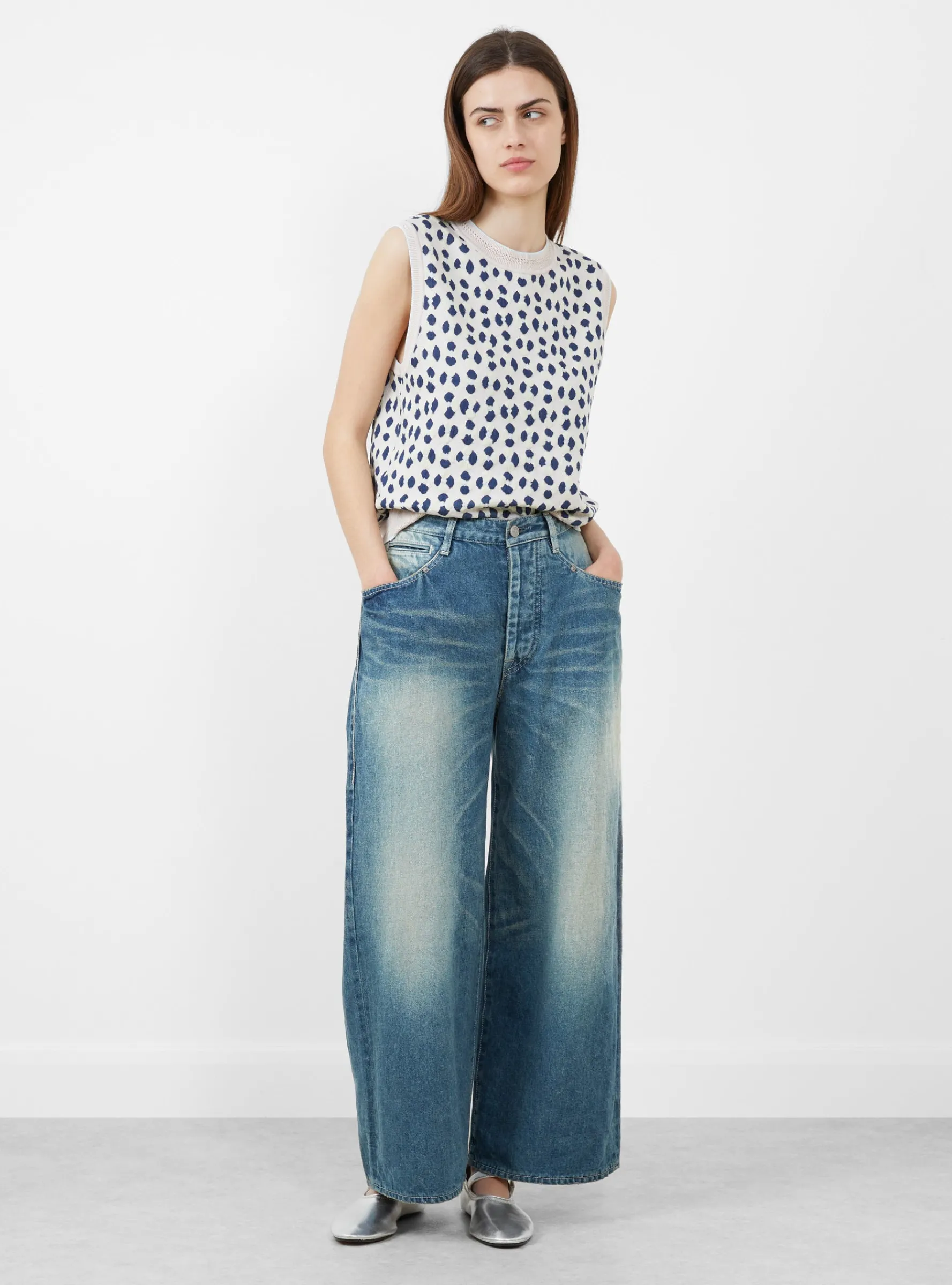 Always Trousers Blue<Minä Perhonen Hot