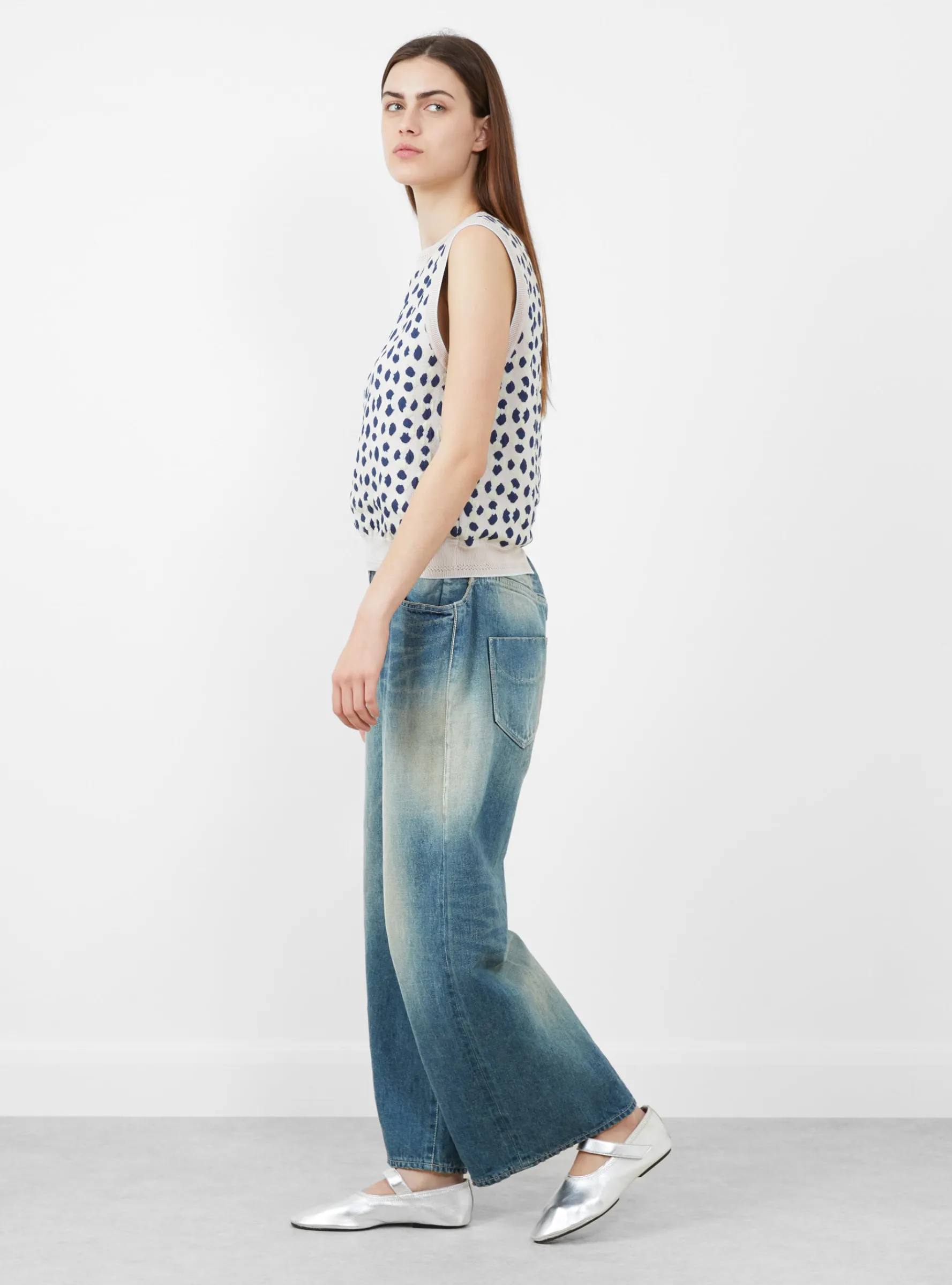 Always Trousers Blue<Minä Perhonen Hot