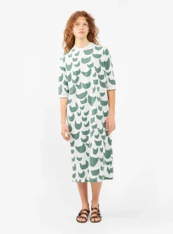 Anone Anone Dress Pale Blue & Green<Minä Perhonen Best
