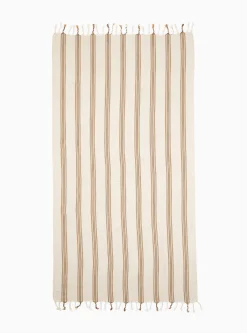 Apricot Cotton and Linen Towel<Mizar & Alcor Fashion