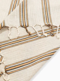 Apricot Cotton and Linen Towel<Mizar & Alcor Fashion