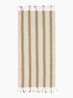 Apricot Cotton/Linen Hand Towel<Mizar & Alcor Online