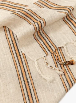 Apricot Cotton/Linen Hand Towel<Mizar & Alcor Online
