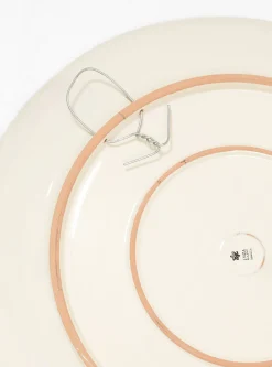 Arab Flat Plate Light Brown<Enza Fasano Ceramiche Outlet