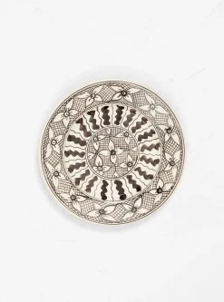 Arab Plate Brown<Enza Fasano Ceramiche Online