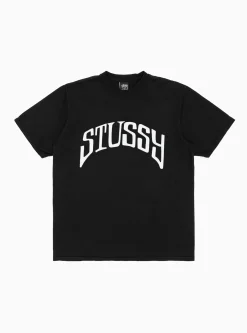 Arched Pigment Dyed Tee Black<Stüssy Fashion