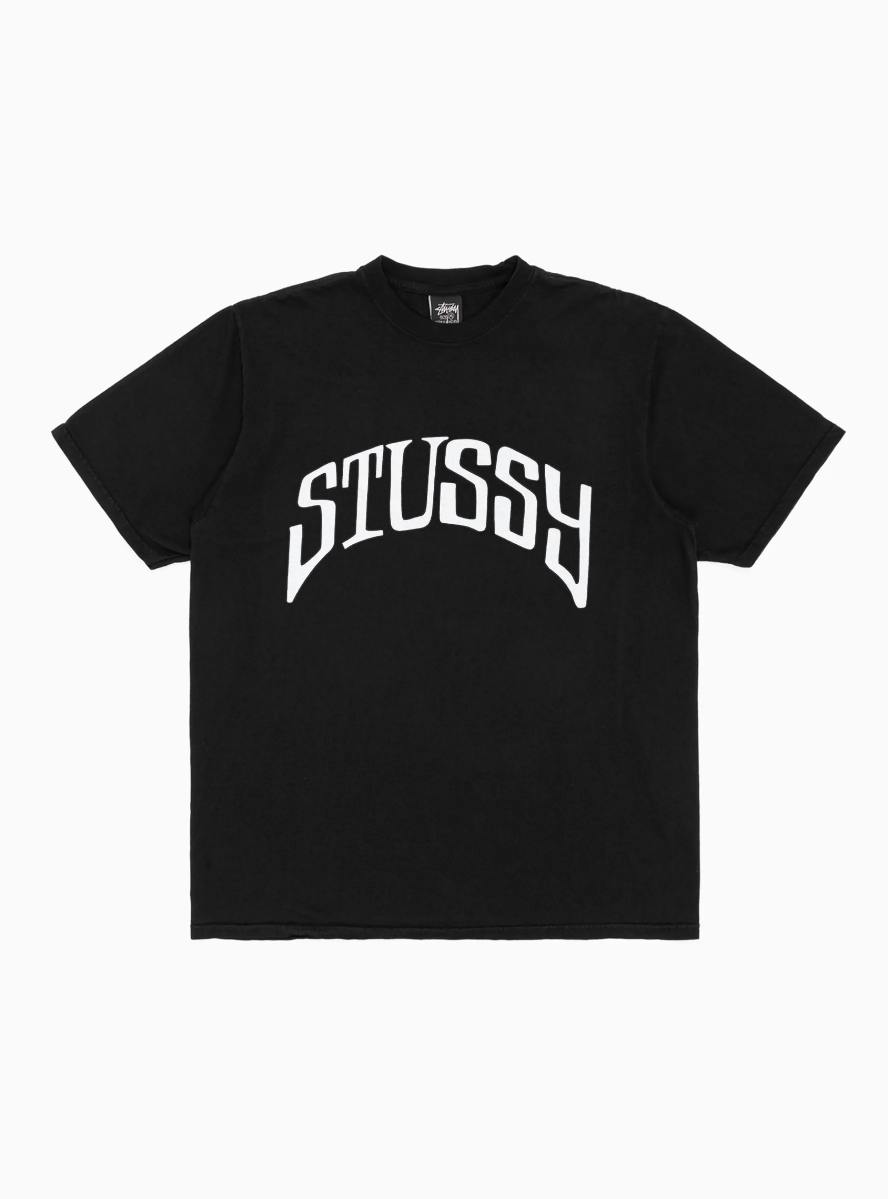 Arched Pigment Dyed Tee Black<Stüssy Fashion