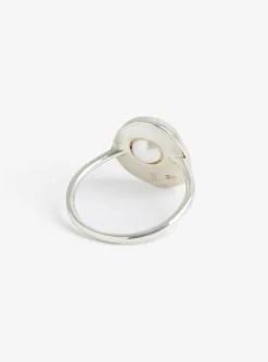 Arp Ring with Floating Pearl Stearling Silver<Modern Weaving Discount