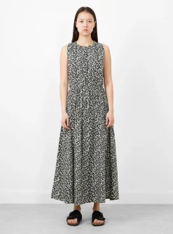 Arte Tank Dress Tiny Flowers Swamp<Apiece Apart New