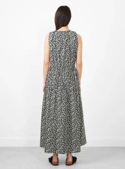 Arte Tank Dress Tiny Flowers Swamp<Apiece Apart New