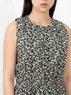 Arte Tank Dress Tiny Flowers Swamp<Apiece Apart New
