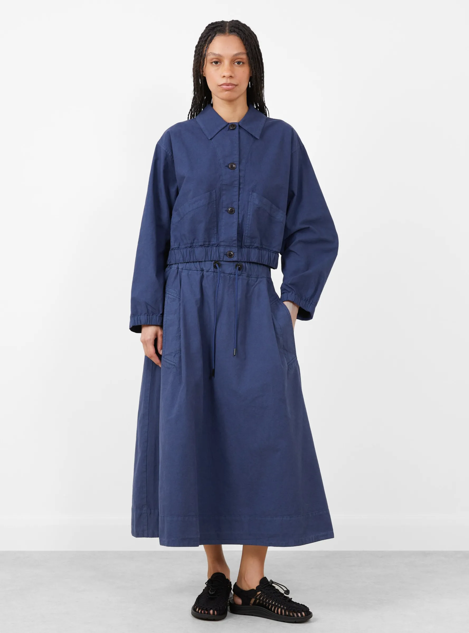Artisan Shirt Jacket Infinity Blue<Girls of Dust Clearance