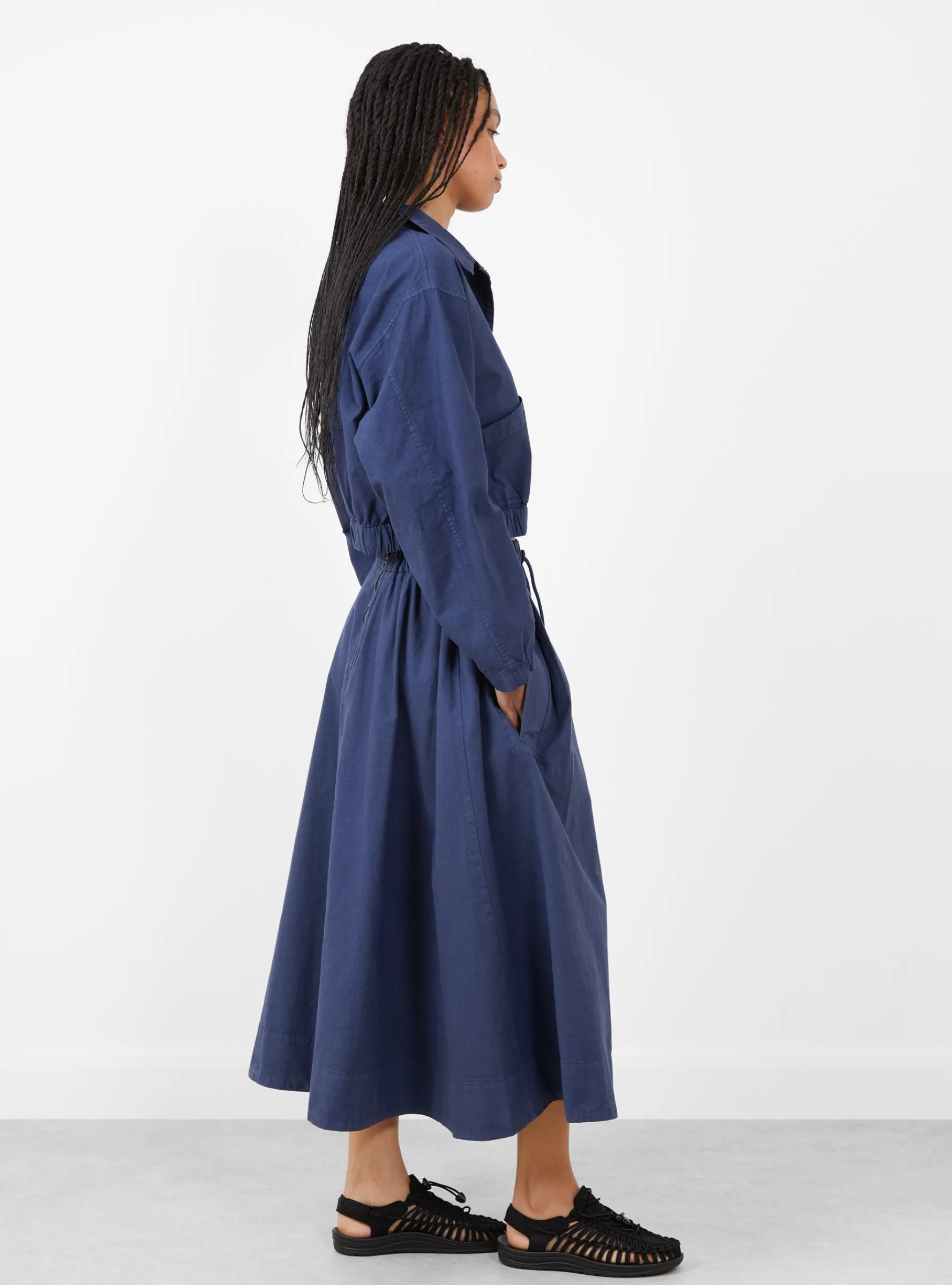 Artisan Shirt Jacket Infinity Blue<Girls of Dust Clearance