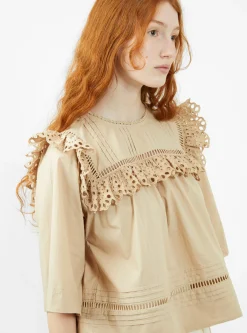 Asha Tee Sandshell Brown<Skall Studio Sale