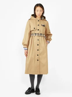 Aspen Trench Coat Camel & Black<Shrimps Best