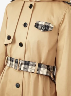 Aspen Trench Coat Camel & Black<Shrimps Best