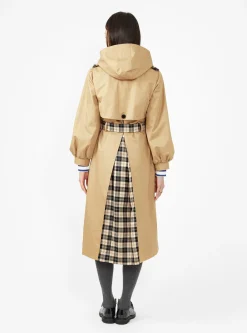 Aspen Trench Coat Camel & Black<Shrimps Best