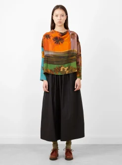 Asymmetric Top Multi<Anntian Fashion