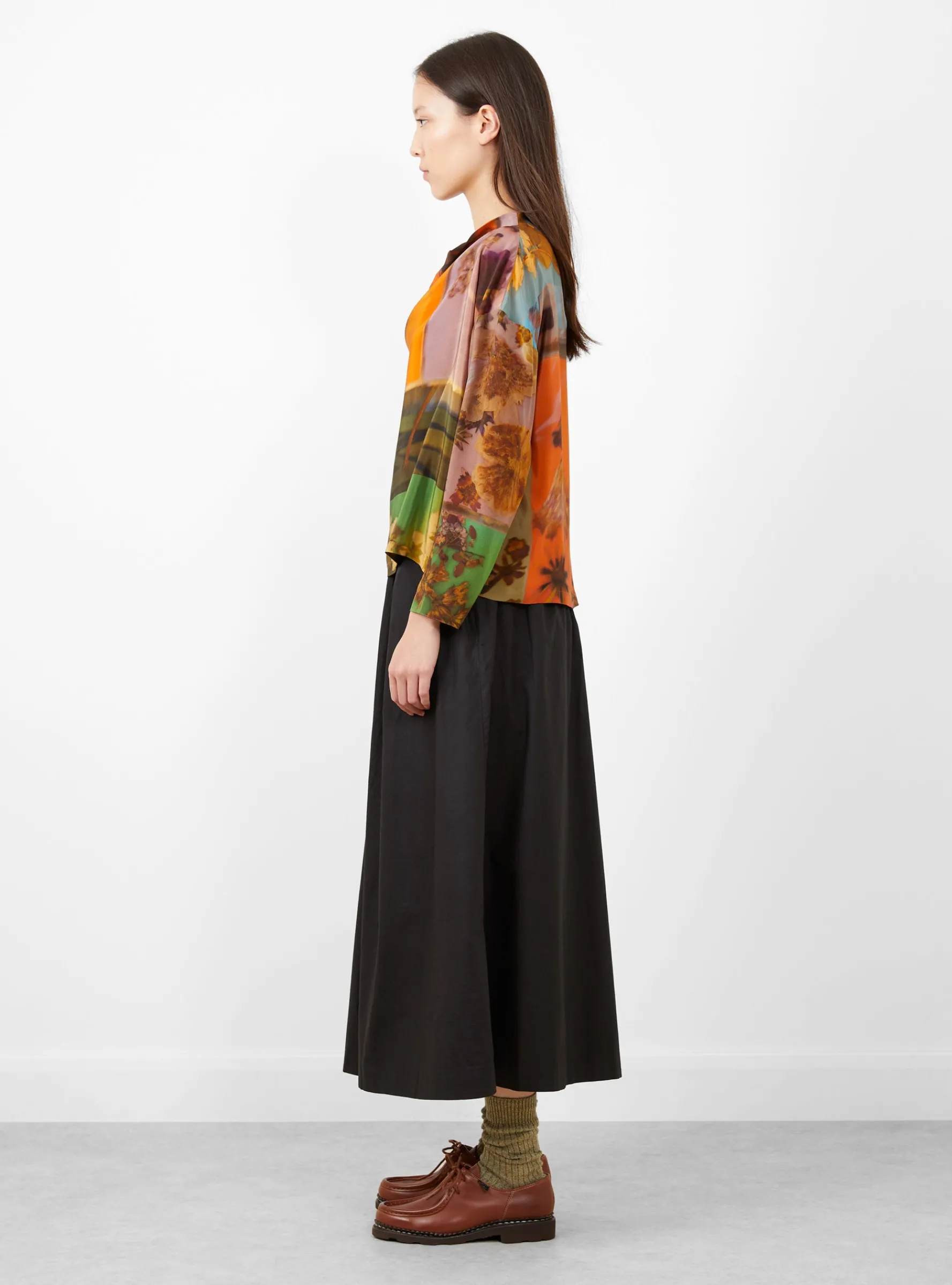 Asymmetric Top Multi<Anntian Fashion