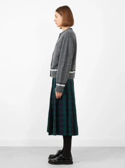 Atomic Zig Zag Cardigan Grey<YMC Hot