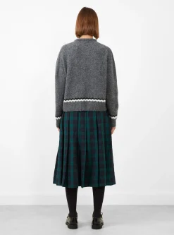 Atomic Zig Zag Cardigan Grey<YMC Hot
