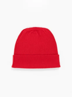 Aurora Ribbed Hat Postbox Red<Himalayan Cashmere Sale