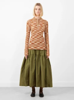 Avril Polo Burnt Orange Spacedye<Rachel Comey Hot