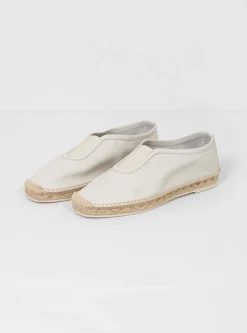 Azarbe Leather Espadrille Off White<Hereu Fashion