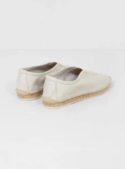 Azarbe Leather Espadrille Off White<Hereu Fashion