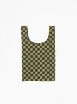 Baby Pear Navy Check<Baggu Outlet