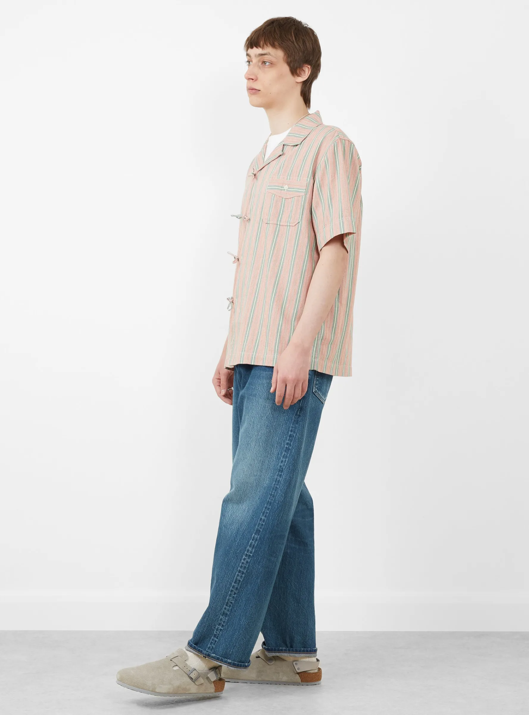 Baggy 5 Pocket Pants Medium Dark Blue Damage<CIOTA New