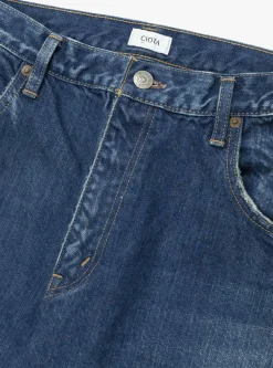 Baggy 5 Pocket Pants Medium Dark Blue Damage<CIOTA New