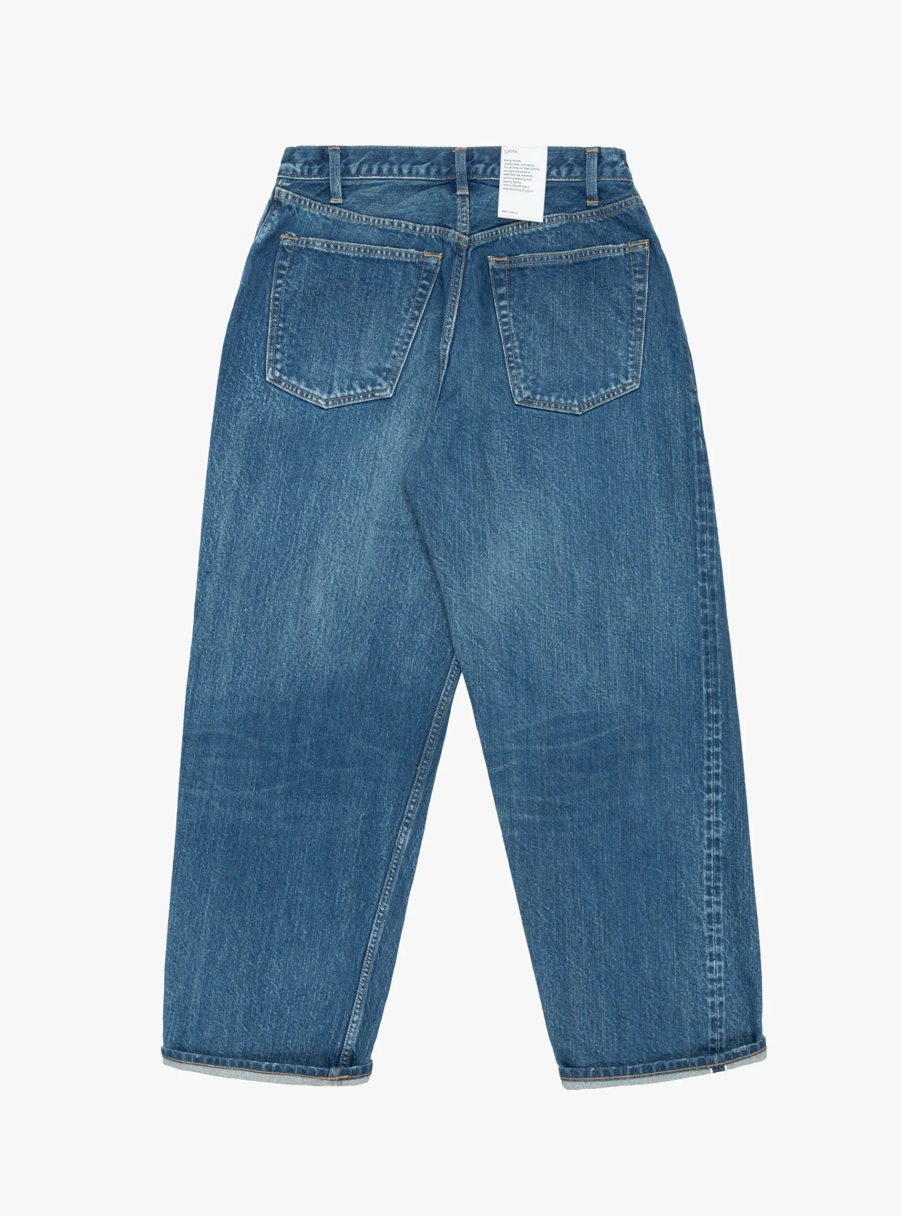 Baggy 5 Pocket Pants Medium Dark Blue Damage<CIOTA New