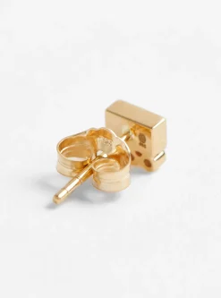 Baguette Aquamrine and Diamond Single Earring<Celine Daoust New