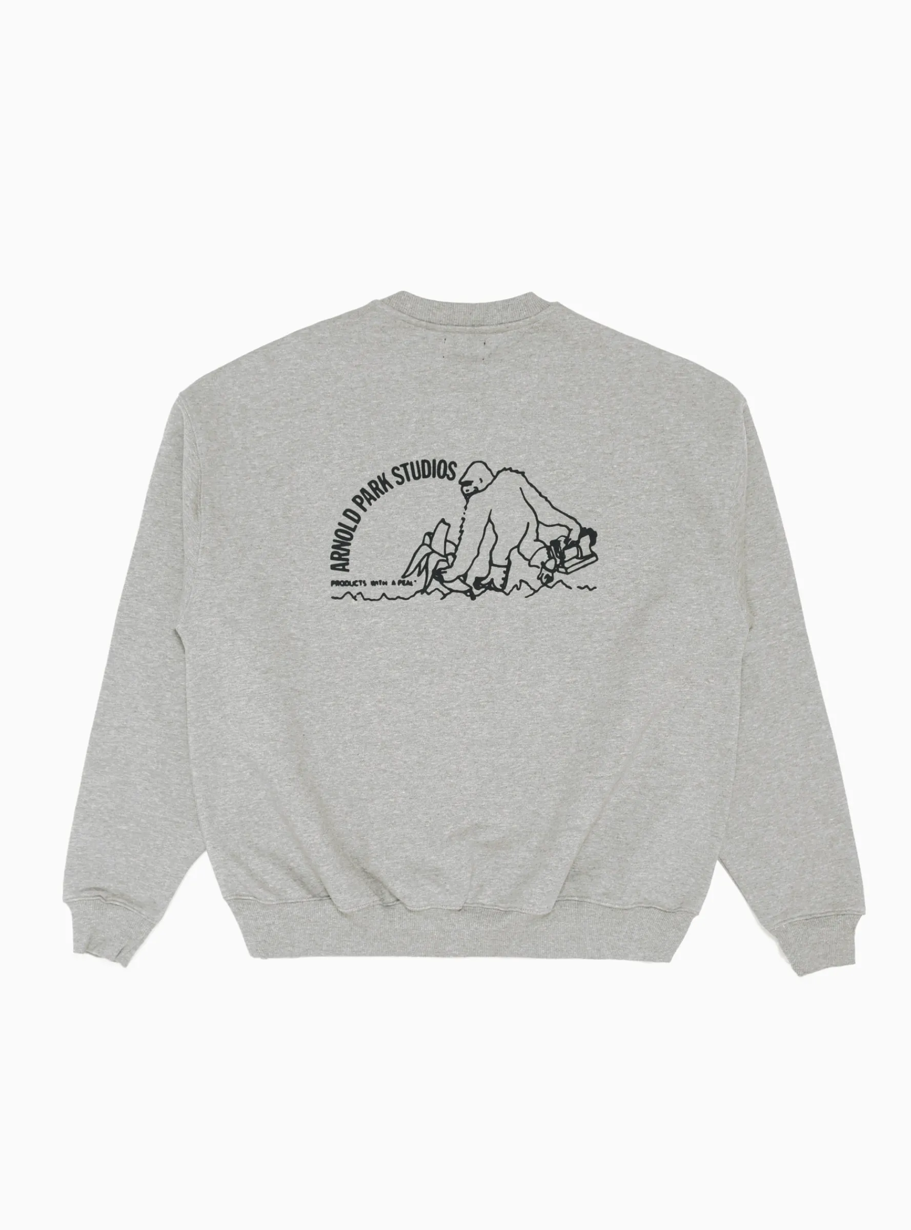 Banana Logo Sweatshirt Grey Marl<Arnold Park Studios Best